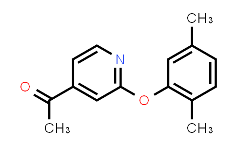 CAS No. 1546210-99-4, 4-Acetyl-2-(2,5-dimethylphenoxy) pyridine