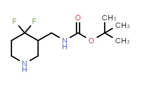 CAS No. 1546395-09-8, tert-Butyl ((4,4-difluoropiperidin-3-yl)methyl)carbamate
