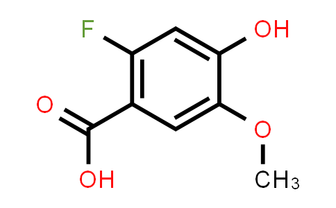 CAS No. 1547742-53-9, Benzoic acid, 2-fluoro-4-hydroxy-5-methoxy-