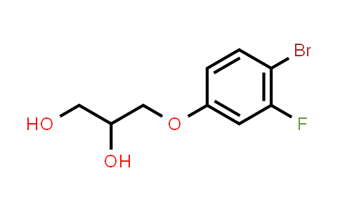 CAS No. 1548539-95-2, 3-(4-Bromo-3-fluorophenoxy)propane-1,2-diol