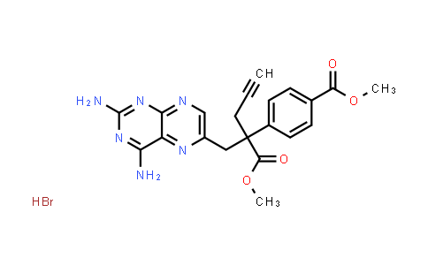 CAS No. 1548618-47-8, Methyl 4-(2-((2,4-diaminopteridin-6-yl)methyl)-1-methoxy-1-oxopent-4-yn-2-yl)benzoate hydrobromide