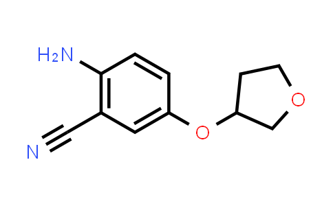 CAS No. 1549208-26-5, Benzonitrile, 2-amino-5-[(tetrahydro-3-furanyl)oxy]-