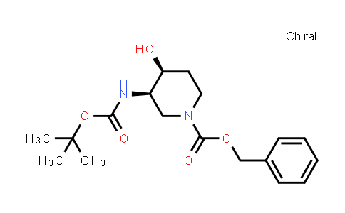MC527186 | 1549812-68-1 | Benzyl (3R,4S)-3-((tert-butoxycarbonyl)amino)-4-hydroxypiperidine-1-carboxylate