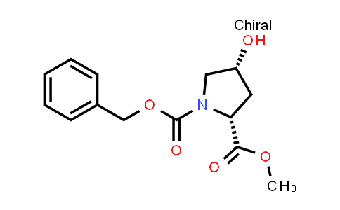 CAS No. 155075-23-3, 1-Benzyl 2-methyl (2R,4R)-4-hydroxypyrrolidine-1,2-dicarboxylate