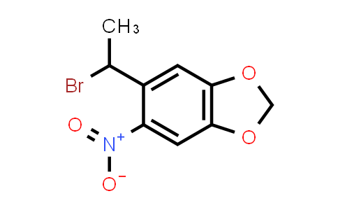 CAS No. 1551078-87-5, 5-(1-Bromoethyl)-6-nitrobenzo[d][1,3]dioxole