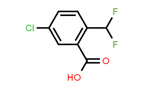 CAS No. 1551365-62-8, 5-Chloro-2-(difluoromethyl)benzoic acid