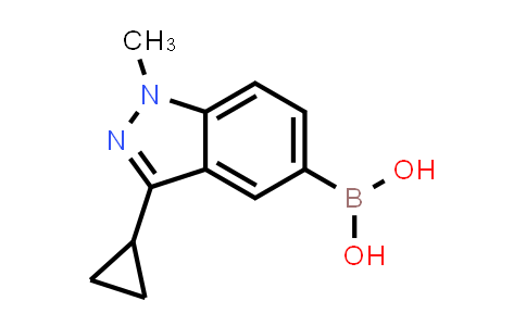 CAS No. 1551413-97-8, (3-Cyclopropyl-1-methyl-1H-indazol-5-yl)boronic acid