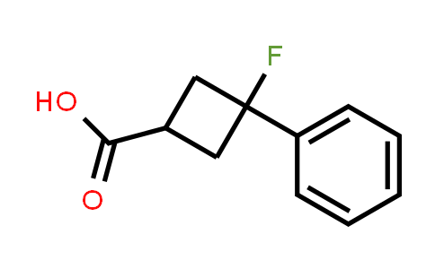CAS No. 1552265-55-0, 3-Fluoro-3-phenylcyclobutane-1-carboxylic acid