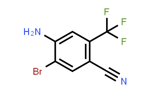 CAS No. 155255-45-1, 4-Amino-5-bromo-2-(trifluoromethyl)benzonitrile