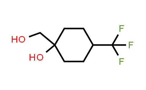 CAS No. 1552572-45-8, 1-(Hydroxymethyl)-4-(trifluoromethyl)cyclohexan-1-ol