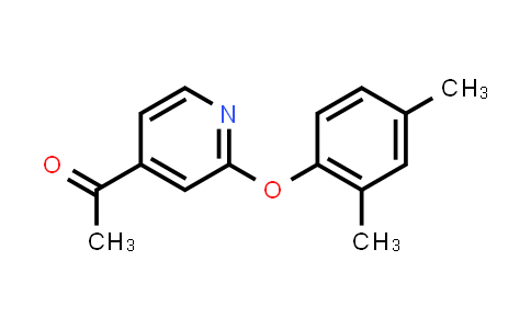 CAS No. 1552596-24-3, 4-Acetyl-2-(2,4-dimethylphenoxy) pyridine