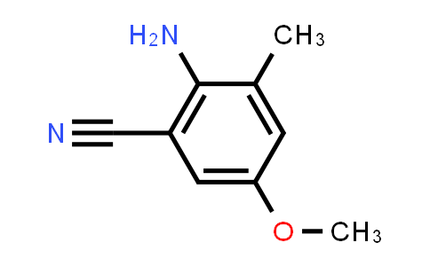 CAS No. 1552902-98-3, Benzonitrile, 2-amino-5-methoxy-3-methyl-