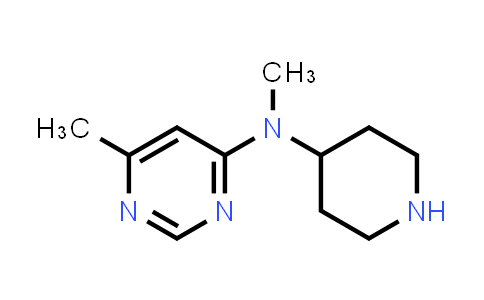 CAS No. 1553946-59-0, N,6-Dimethyl-N-(piperidin-4-yl)pyrimidin-4-amine