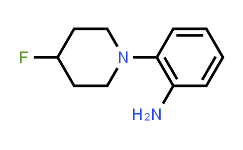 CAS No. 1554044-58-4, 2-(4-Fluoropiperidin-1-yl)aniline