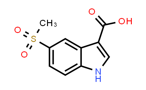 CAS No. 1554072-83-1, 5-Methanesulfonyl-1H-indole-3-carboxylic acid