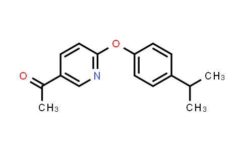 CAS No. 1554658-68-2, 5-Acetyl-2-(4-isopropylphenoxy)pyridine