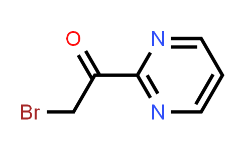 CAS No. 155468-45-4, 2-Bromo-1-(pyrimidin-2-yl)ethanone