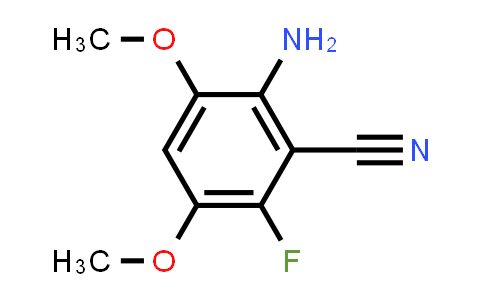 CAS No. 1554951-49-3, Benzonitrile, 2-amino-6-fluoro-3,5-dimethoxy-