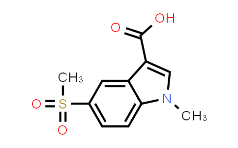 CAS No. 1555336-67-8, 5-Methanesulfonyl-1-methyl-1H-indole-3-carboxylic acid