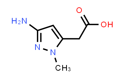 CAS No. 1556117-35-1, 2-(3-Amino-1-methyl-1H-pyrazol-5-yl)acetic acid