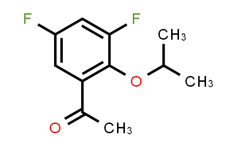 CAS No. 1556311-29-5, 1-(3,5-Difluoro-2-isopropoxyphenyl)ethanone