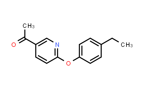 CAS No. 1556627-26-9, 5-Acetyl-2-(4-ethylphenoxy) pyridine