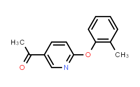 CAS No. 1556627-34-9, 5-Acetyl-2-(2-methylphenoxy) pyridine