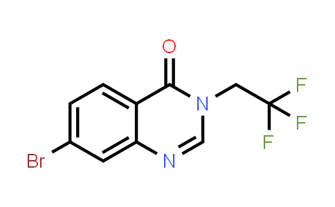 CAS No. 1556841-54-3, 7-Bromo-3-(2,2,2-trifluoroethyl)quinazolin-4(3H)-one