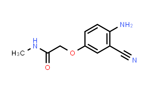 CAS No. 1557540-27-8, Acetamide, 2-(4-amino-3-cyanophenoxy)-N-methyl-