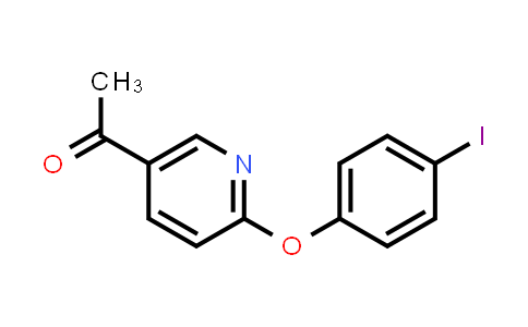 CAS No. 1557799-55-9, 5-Acetyl-2-(4-iodophenoxy) pyridine