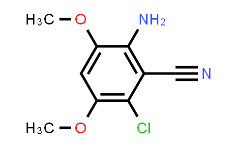 CAS No. 1557985-55-3, Benzonitrile, 2-amino-6-chloro-3,5-dimethoxy-