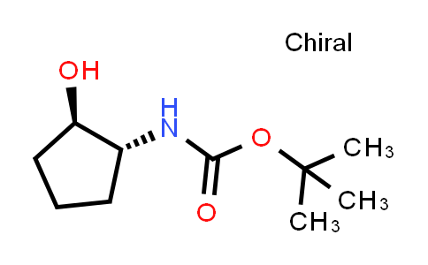CAS No. 155837-14-2, rel-tert-Butyl ((1R,2R)-2-hydroxycyclopentyl)carbamate