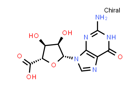 CAS No. 15596-14-2, (2S,3S,4R,5R)-5-(2-Amino-6-oxo-1,6-dihydro-9H-purin-9-yl)-3,4-dihydroxytetrahydrofuran-2-carboxylic acid