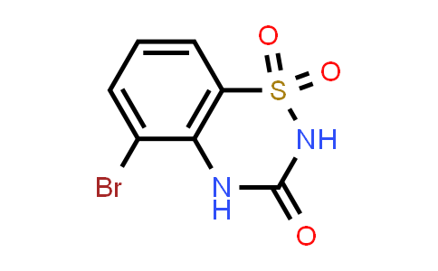 CAS No. 155983-98-5, 5-Bromo-2H-benzo[e][1,2,4]thiadiazin-3(4H)-one 1,1-dioxide