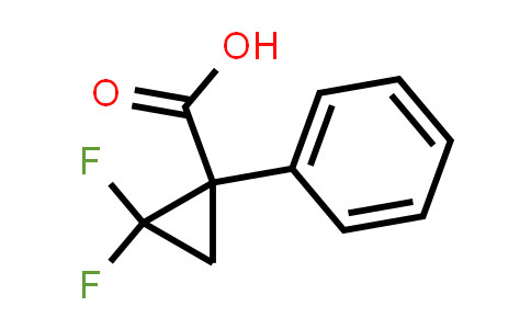 CAS No. 156021-07-7, 2,2-Difluoro-1-phenylcyclopropane-1-carboxylic acid