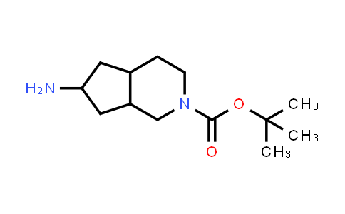 CAS No. 1560342-76-8, tert-Butyl 6-aminohexahydro-1H-cyclopenta[c]pyridine-2(3H)-carboxylate