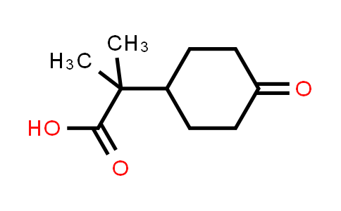 CAS No. 156042-34-1, 2-Methyl-2-(4-oxocyclohexyl)propanoic acid
