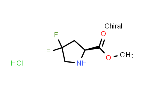 CAS No. 156046-05-8, (S)-Methyl 4,4-difluoropyrrolidine-2-carboxylate hydrochloride