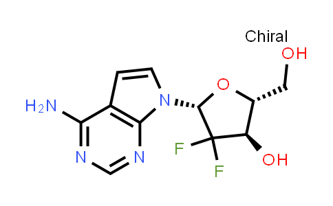 CAS No. 156058-35-4, (2R,3R,5R)-5-(4-Amino-7H-pyrrolo[2,3-d]pyrimidin-7-yl)-4,4-difluoro-2-(hydroxymethyl)tetrahydrofuran-3-ol