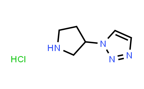 CAS No. 156113-53-0, 1-(Pyrrolidin-3-yl)-1H-1,2,3-triazole hydrochloride