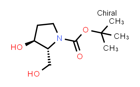 CAS No. 156129-72-5, (2R,3S)-tert-Butyl 3-hydroxy-2-(hydroxymethyl)pyrrolidine-1-carboxylate