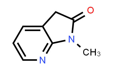 CAS No. 156136-84-4, 1-Methyl-1H,2H,3H-pyrrolo[2,3-b]pyridin-2-one