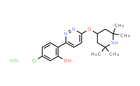 CAS No. 1562343-70-7, 5-Chloro-2-(6-((2,2,6,6-tetramethylpiperidin-4-yl)oxy)pyridazin-3-yl)phenol hydrochloride