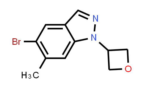 CAS No. 1562397-43-6, 5-Bromo-6-methyl-1-(oxetan-3-yl)-1H-indazole