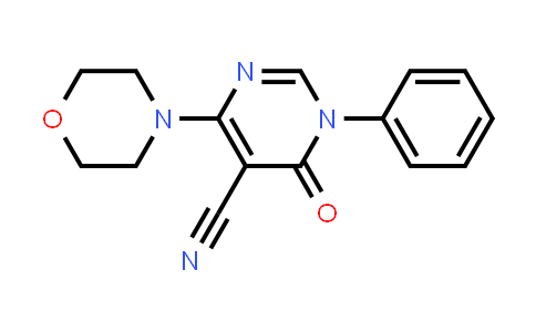 CAS No. 156273-49-3, 4-Morpholino-6-oxo-1-phenyl-1,6-dihydropyrimidine-5-carbonitrile