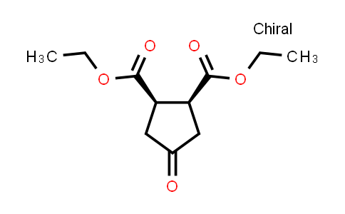 CAS No. 156293-34-4, cis-4-Oxo-1,2-cyclopentanedicarboxylic acid diethyl ester