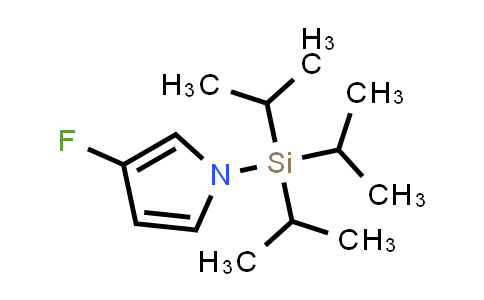 CAS No. 156304-02-8, 3-Fluoro-1-[tris(propan-2-yl)silyl]-1H-pyrrole