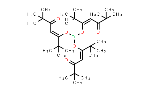CAS No. 15631-58-0, Tris(2,2,6,6-tetramethyl-3,5-heptanedionato)thulium(III)