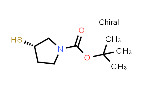 CAS No. 156371-85-6, tert-Butyl (3S)-3-sulfanylpyrrolidine-1-carboxylate