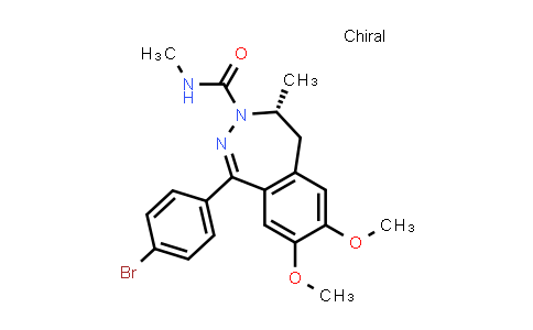 CAS No. 1564271-34-6, (R)-1-(4-Bromophenyl)-7,8-dimethoxy-N,4-dimethyl-4,5-dihydro-3H-benzo[d][1,2]diazepine-3-carboxamide